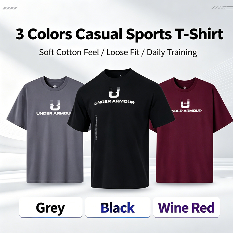 Undershirt Crew Neck - Under Armour Heren Loose Fit Heavyweight