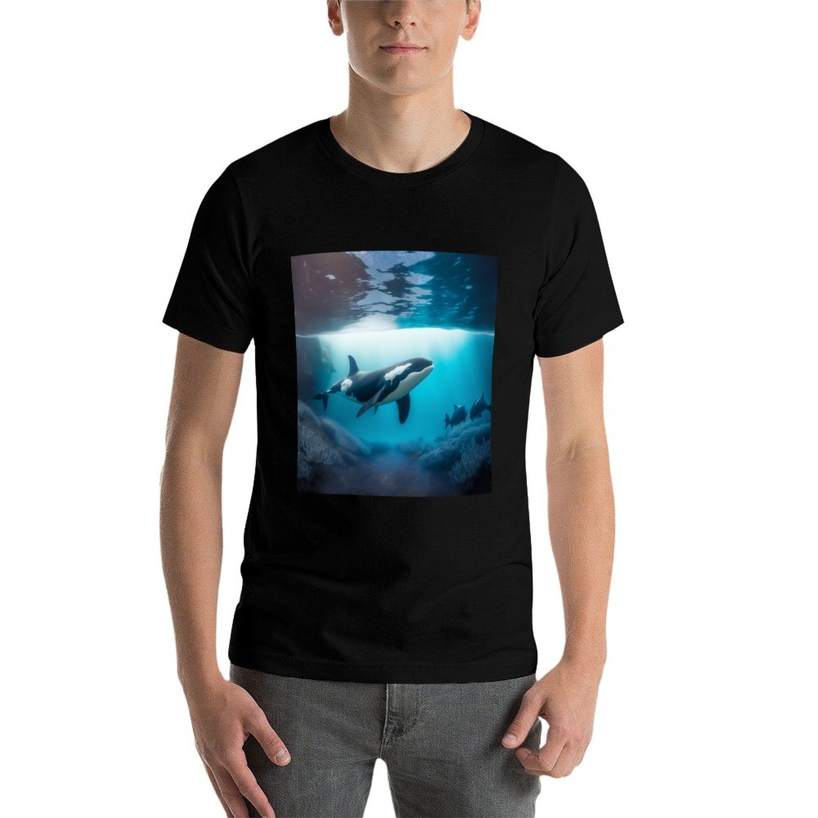 Under Sea Orca T-shirt Minimal - Undershirt Crew Neck recensie en prijs